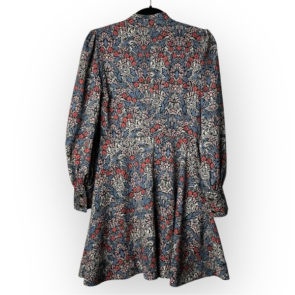 Zara Floral Long Sleeve Dress XS - Picture 2 of 10